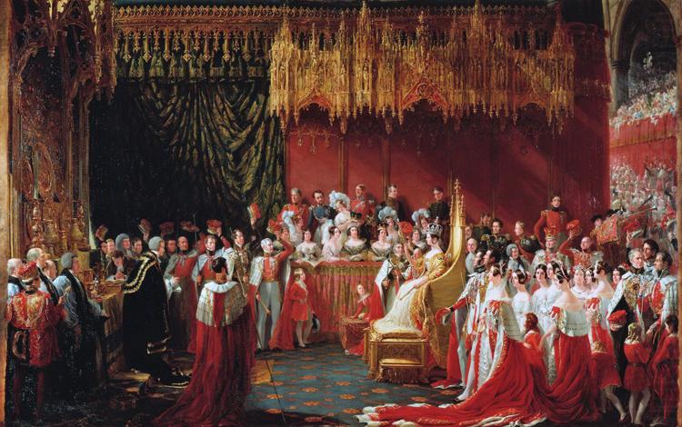George Hayter The Coronation of Queen Victoria (mk25) china oil painting image